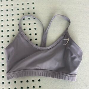 Light Purple/Gray Women's Gymshark Sports Bra